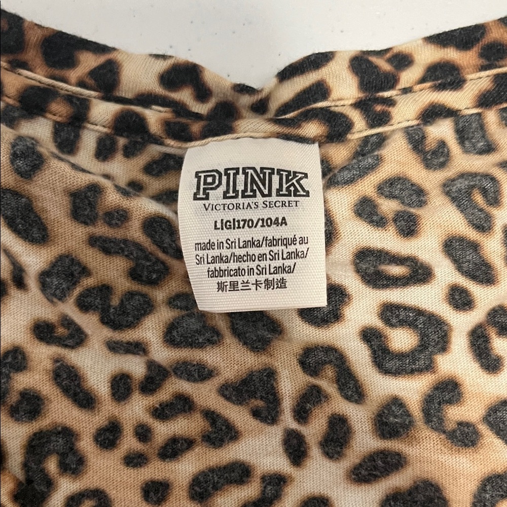 PINK Victoria's Secret Animal Print Blouse - Picture 2 of 4